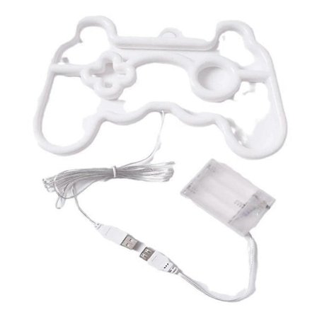 Neon Skylt Spelkontroll Neon Skylt Led Neonljus USB-driven för Väggdekor Sovrum Bankett Pub Spel Ro