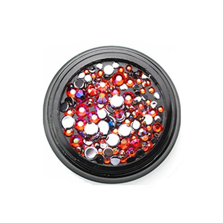 Glitter Akryl AB Borr Dekoration Nagelkonst Paillette Paljetter Manikyrverktyg 23#