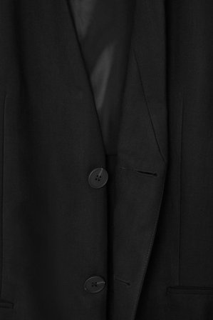 COS Homme Le Blazer Aux Revers Inversés in Noir