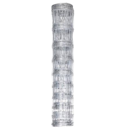 Vidaxl Fårstängsel Galvaniserat Stål Silver 50x1,2 M Silver