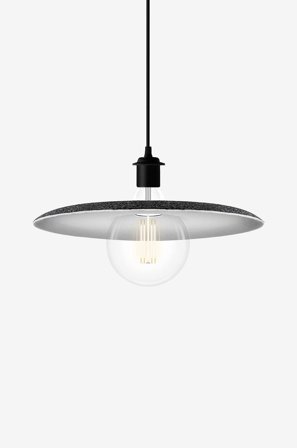 Umage - Lampunvarjostin Shade felt Ø 33 x 3,3 cm - Harmaa - Riippuvalaisimet - - Homeroom