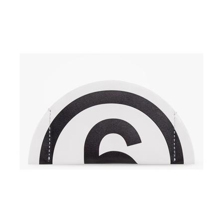 MM6 Maison Margiela, Card case with logo Biały, Kobieta, Rozmiar: ONE Size