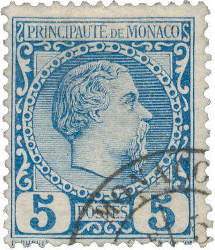 Monaco 1885 - YT 3 - Stemplet