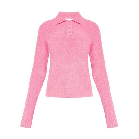 Samsøe Samsøe ‘Jessi’ sweater with collar Pink, Dame, Størrelse: XS