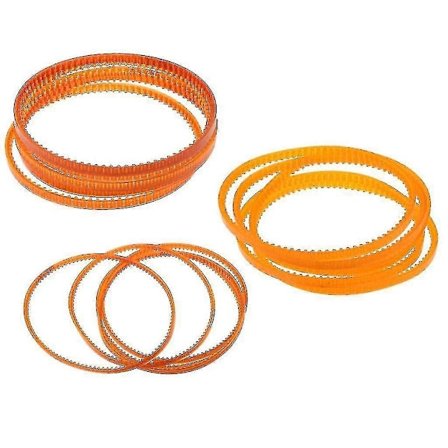 3x 5 stk. Vintage Symaskine Del Motor Drivrem Mb Serie