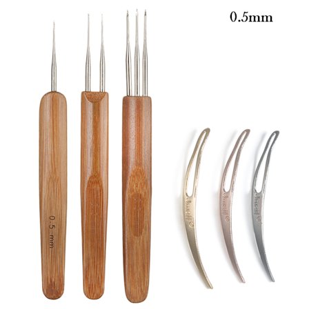 Dreadlocks Hæklenåle Parykfremstillingsværktøjer 0,5 MM