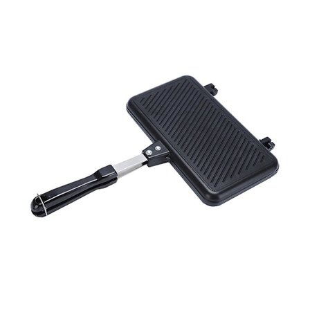 Gas Ikke-klæbende Sandwich Maker Brød Toast Morgenmad Maskine Pandekage Bagning Grill Ovn Form