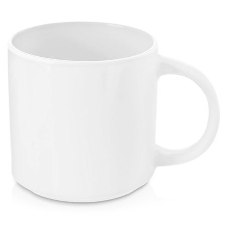 MONA valkoinen posliinimuki 330 ml