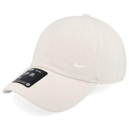 Nike - Beige unconstructed Casquette - Club Swoosh Light Orewood Brown/Sail Dad Cap @ Hatstore