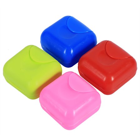 Liten Resa Bärbar Tvålfodral Hållare Container Box Hem Utomhus Vandring Camping Använder Ny