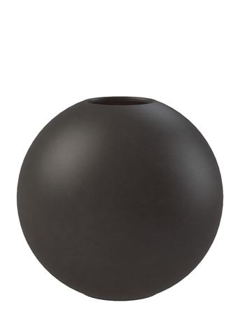 Ball Vase 30Cm Home Decoration Vases Svart Cooee Design