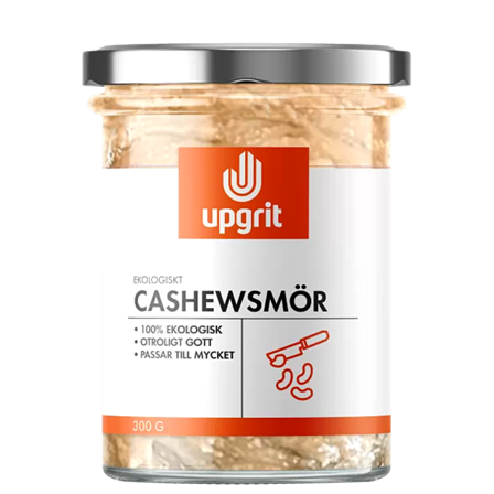 Upgrit Cashewsmör Ekologisk 300 g
