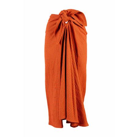 Alysi Midi Skirts Orange, Dame