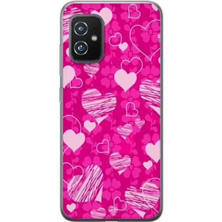 Kompatibel Mobilcover til Asus Asus Zenfone 8 PopHjerteMønster