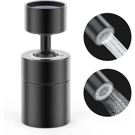 360° svingbar aerator kran 2 moduser justerbar kjøkkenkran Sol