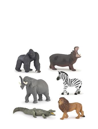Minipapo Wild Animal Set 1 Patterned Papo
