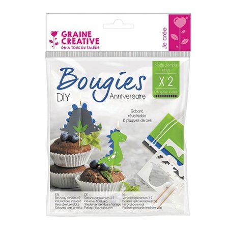 DIY dinosaur födelsedagsljus