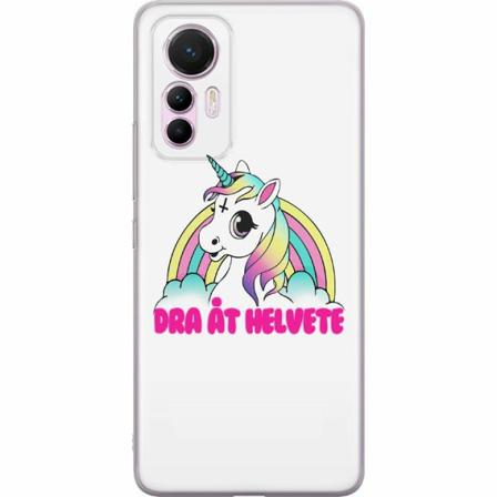 Xiaomi 12 Lite Genomskinligt Skal Unicorn - Dra Åt @!#