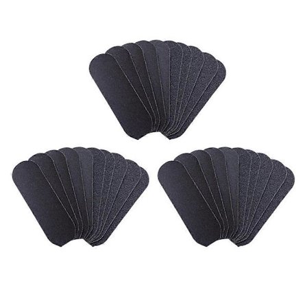 50 stk. Fotsandpapir Fotfil Hard hud- og neglebåndsfjerner Verktøy Bærbart Sandpapir Pedikyrtilbehør Svart