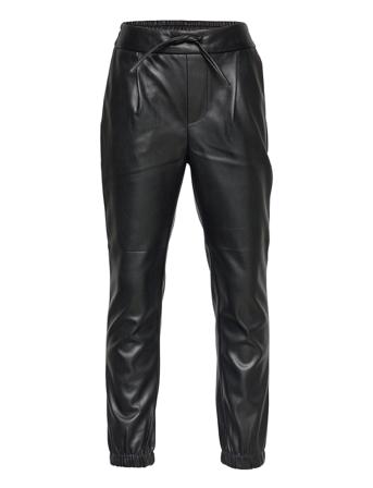 Konpoptrash Easy Pu Pant Bukser Svart Kids Only