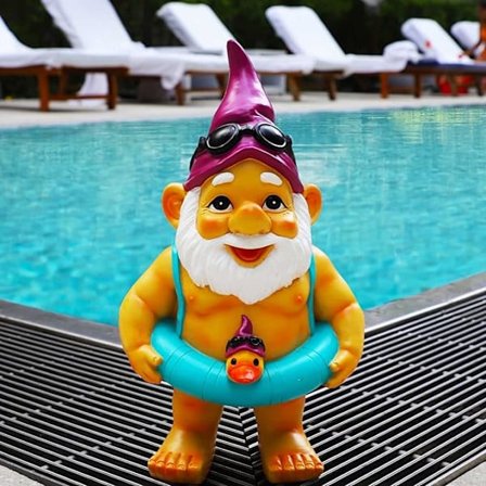 Pool Dekorationer Udendørs Pool Dekorationer- Patio Have Statuer Nisser Deko