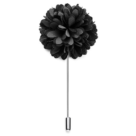 Magnolia | Flor de Lapela Preto para homens - Flores de lapela