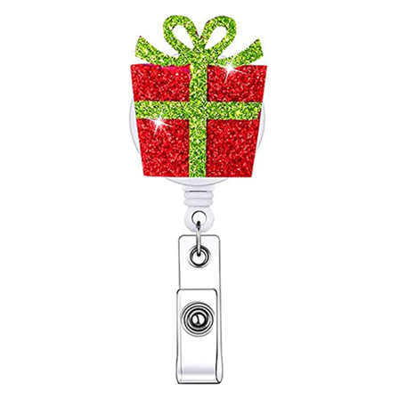 1 St Julinfällbar Sjuksköterskeemblem Reel Clip Badge Hållare E