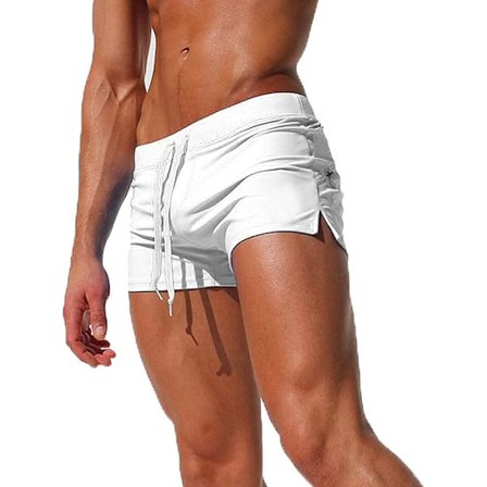 Badebukser Herre Badeshorts Gym Boardshorts Herre Badeklær Hurtigtørkende Beachshorts Sexy Badeboksershorts