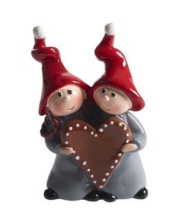 Juldekoration Julisar med hjärta Röd - Nääsgränsgården