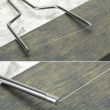 5 st Rostfritt Stål Ostskärare Smör Skärbräda Multifunktionell Ostskärare Köksredskap för Hembageri (Silver)