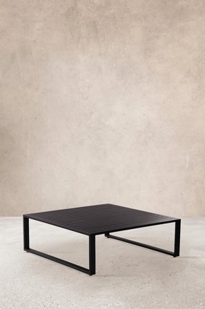 Jotex - Sofabord 100x100 Cm Svart - ALASSIO - Kjøp Sofabord til uterommet hos Jotex