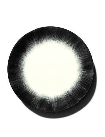 Serax Plate Dé Set/2 - Black - Ø 17.5 CM