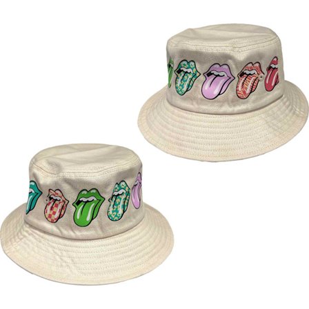 The Rolling Stones Unisex Vuxen Multi-Tongue Bucket Hat S-M Nat