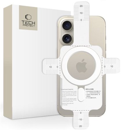 Tech-Protect MagMat MagSafe magneettirengas Universal - Valkoinen