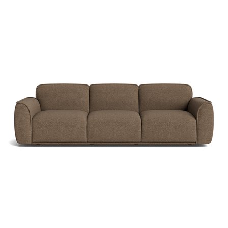 Tuesday 3 personers sofa - Raisa Brun - 260x94x78 - Sofa, 3 personers sofa - Brun komfort sofa i massivt træ, chipboard og polyester - 260x94x78cm