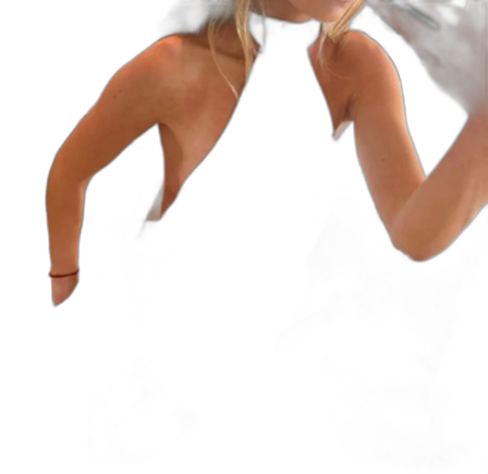 Vit prickig kortklänning från Jacq & Leon