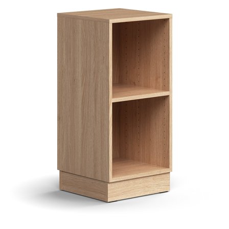 Bücherregal QBUS, 873x400x400 mm, Eiche