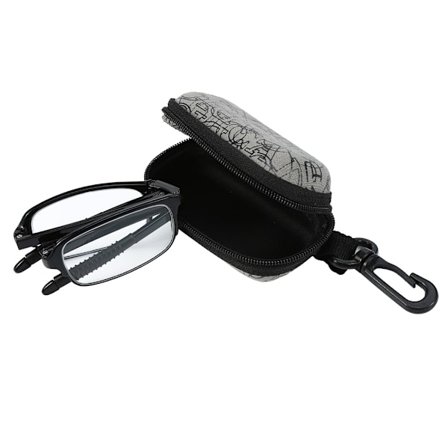 Portable lett sammenleggbar lesebrille for presbyopi tretthetslindring svart 1.5