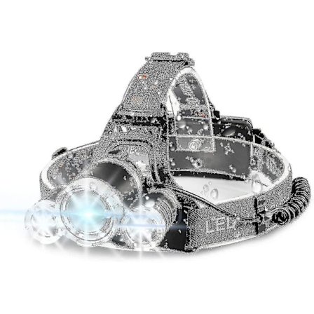 Taskulamppu otsalamppu Led otsalamppu 20000 Lumen taskulamppu Paranneltu Led- Ladattava (hy)