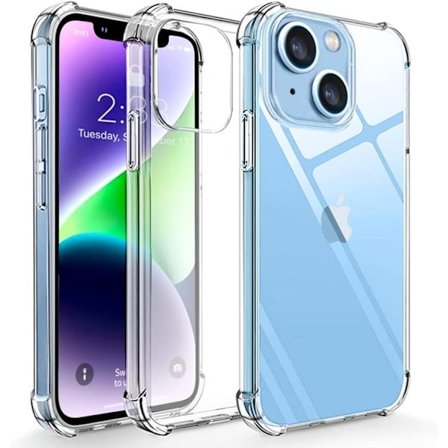 Anti-drop TPU iPhone 14 Skal - Transparent
