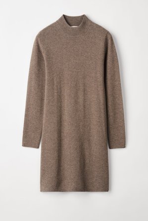 Soft Goat - Tunic Dress - Cashmere dress - XS - Walnut