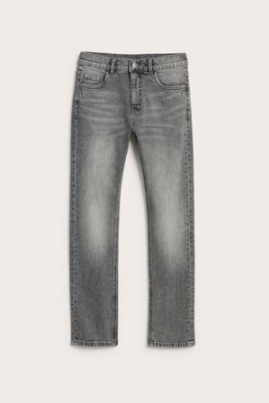 Kappahl | Dżinsy slim mid waist | Srebrno-szary