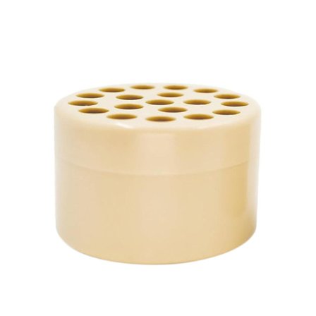 Spiral stilkholder, spiral stilkholder for vaser, spiral blomsterstilkholder, blomsteroppsats DIY(L,gul)