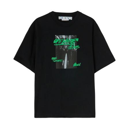 Off White T-Shirts Sort, Herre