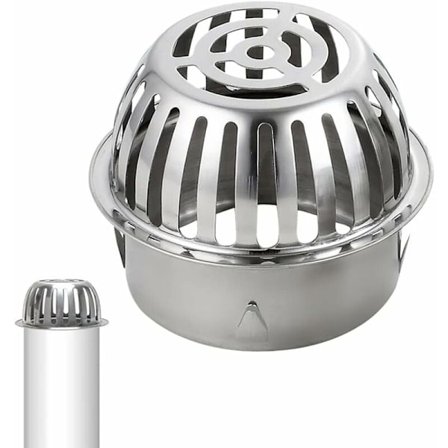 MH-(Diameter: 110mm) 304 Rustfritt Stål Regnvannsbeskyttelse - Gutt