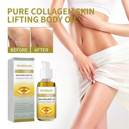 Collagen Body for Oppstramming, Anti-Cellulitt Ungdommelig Hud - Naturlig Nærende Formel