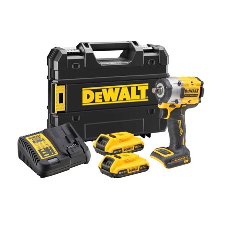 Dewalt DCF921D2T-QW Muttertrekker med batteri og lader, Maskiner