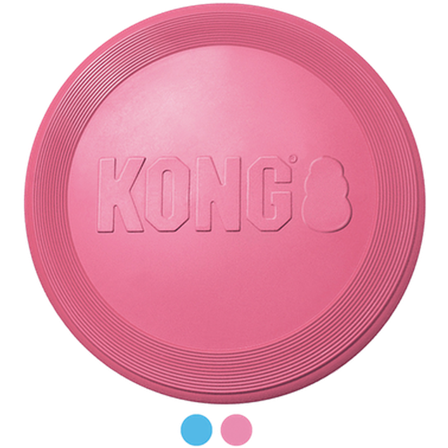 Kong - Puppy Flyer Frisbee Ø 18cm Rosa/Blå - Hund - Hundeleker & spill - Apporteringsleker - ZOO.no