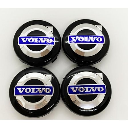 Volvo 64MM 4-pack keskiökupit Volvo S40 S60 S80L XC60 XC90 -autoihin yhdessä koossa