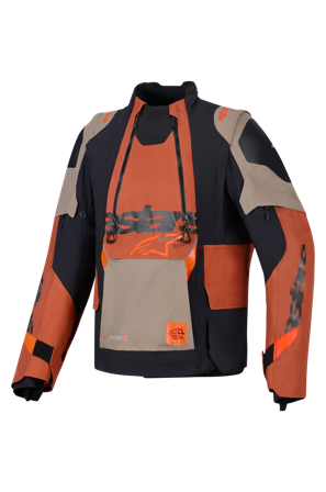 Kurtka Motocyklowa Alpinestars Halo PRO DS Laminowana Orzechowy/Rdzawy Czarny XL